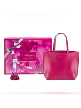 CHRISTIAN SIRIANO SILHOUETTE IN BLOOM WOMEN'S PERFUME GIFT SET TOTE BAG